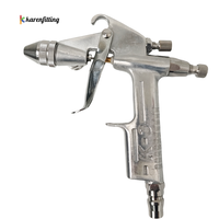 Mini pistolet pulvérisateur de réparation de voiture à haute atomisation original Mini pot supérieur avec alimentation par gravité pour peinture en aérosol
