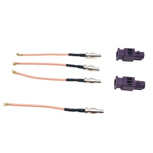 Connecteur mâle Fakra D vers câbles de communication étanches UFL <span class=keywords><strong>RG316</strong></span> avec câble en queue de cochon - Product Image 1