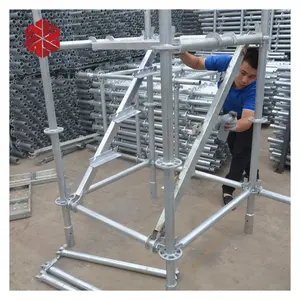 Cheap Scaffolding for Sale Nigeria Scaffolding Tower for Sale Ringlock Galvanized Starter Collar Ring Lock Scaffolding System