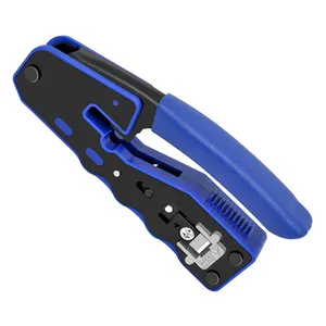 Best sale high quality stainless steel crimp tool for utp/ftp pass through plug rj45 crimping tool