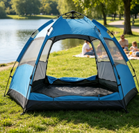 Tente familiale pratique RAYCIN pour le camping en plein air, les randonnées, les pique-niques, les événements, les activités de jardin et les loisirs