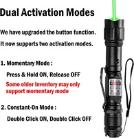 Pointeur laser rechargeable à faisceau vert haute puissance pour écrans TV/LED/LCD, lampes de poche tactiques, présentations, bureau/extérieur