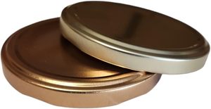 Custom Non-Spill <b>Canning</b> Jar <b>Lids</b> Universal Metal Aluminum Screw Cap for Water Bottles with Customizable Port Size - Product Image 5