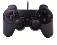 Manette de jeu filaire 2026P pour PS2, contrôleur de jeu avec moteur de vibration, joystick pour console PS2, accessoires de jeu
