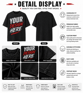 Screen Printed <b>Tshirt</b> Custom logo Men Oversized Graphic T-shirts OEM ODM Private Label Manufacturer - Product Image 2