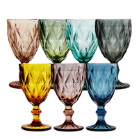 Nouveauté 2026 : Verres à vin rouge vintage sans plomb, résistants au lave-vaisselle, à pied court, pour décoration de mariage – Vente en gros