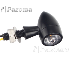 <span class=keywords><strong>Clignotant</strong></span> <span class=keywords><strong>LED</strong></span> universel noir de 8mm pour moto, lumière clignotante ambre pour <span class=keywords><strong>Harley</strong></span> Kawasaki Suzuki Yamaha Honda - Product Image 6