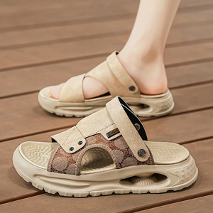 Venta al por Mayor, Pantuflas para Hombre 2026, Cómodas, de Secado Rápido, Antideslizantes, Talla Grande, Color Sólido, Calzado Casual - Product Image 3