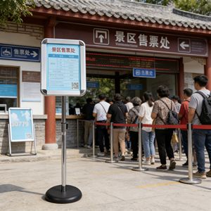 Base de Acero Estable para Exhibición de Señalización Promocional en Interiores - Product Image 1