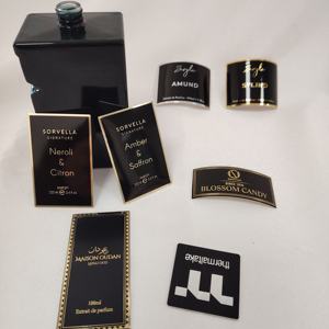 Wholesale Customized Printing Avant Grade Rectangle Black Wine Bottle Labels Package Alcohol Wine Label Adhesive <b>Sticker</b> Craft - Product Image 3