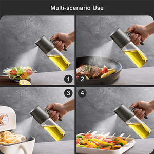 Spruzzino per Olio in Vetro Alimentare Riutilizzabile, Dispenser di Olio a Nebbia Fine per Cucina, BBQ, Friggitrice ad Aria, Cottura, Gadget da Cucina con Design Anti-Goccia - Product Image 3