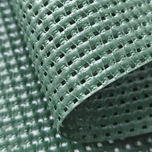 Haute déchirure PVC enduit maille tissu <span class=keywords><strong>vert</strong></span> foncé jardin clôture écran de confidentialité filet coupe-vent <span class=keywords><strong>pour</strong></span> court de tennis - Product Image 2