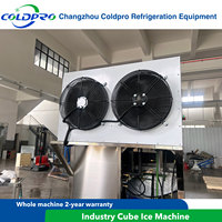 Machine à glaçons industrielle de 1 tonne / Machine à fabriquer des glaçons en cubes avec compresseur Bitzer