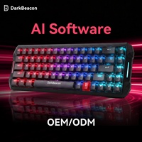 DarkBeacon Flux 68 HE 65% AI Gaming Keyboard ANSI Layout Hall Effect Magnetic Switch USB-C Wired Mechanical Fast Trigger