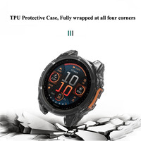 Casing Pelindung untuk Garmin Fenix 8 51mm 47mm, Bingkai Pelindung Jam Tangan Pintar, Casing TPU Transparan Lembut untuk Garmin Fenix 8