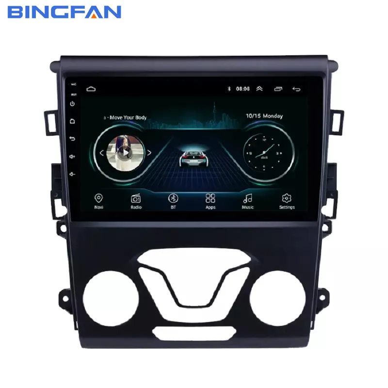 Android для Ford Mondeo Fusion MK5 2013-2019 мультимедийный стерео автомобильный DVD-плеер навигация GPS Видео Радио IPS Playstore
