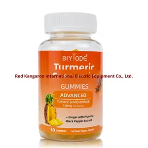 Grenz überschreitende heiß verkaufte Kurkuma-Gummis Vegane Amazon Factory Source-Vitamine für Erwachsene auf Lager - Product Image 1