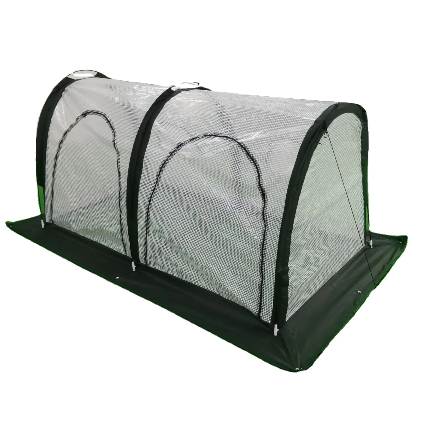 Mini type portable poly grow tunnel sturdy and durable plant cover for winter flower protector