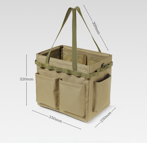 Multi Compartment <b>Tool</b> Duffle Bag With Double Handle Open Top Universal Storage For <b>Tools</b> And Equipment 15-19 Pockets - Product Image 3
