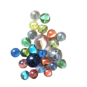 Offre Spéciale 14mm 16mm 25mm billes de verre boules perles de verre boules de jouets en verre