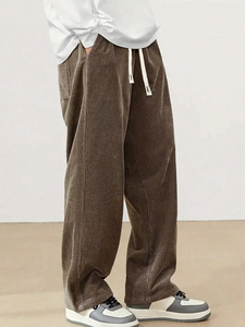 Cintura elastica <span class=keywords><strong>in</strong></span> <span class=keywords><strong>velluto</strong></span> <span class=keywords><strong>a</strong></span> <span class=keywords><strong>coste</strong></span> da <span class=keywords><strong>uomo</strong></span> con coulisse <span class=keywords><strong>pantaloni</strong></span> sportivi eleganti abbigliamento sportivo Casual per <span class=keywords><strong>pantaloni</strong></span> comodi primavera e autunno - Product Image 2