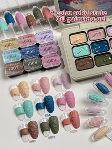 Esmalte de Uñas en Gel de 9 Colores, Efecto Degradado, Semipermanente, Removible con UV LED, Gel para Arte de Uñas--Mo Lan Di You Hua Jiao - Product Image 4