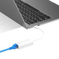 Carte réseau USB C Type a à port unique LAN Hub Chip RTL8152 USB 100M RJ45