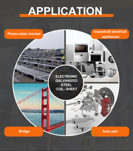 ألواح وملف مجلفنة بالغمس الساخن DX53D + Z ألواح فولاذية مجلفنة بالحديد سعر الطن الواحد - Product Image 5