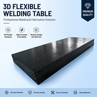 Table de soudage 3D flexible nitrurée en usine, plateforme de soudage modulaire en fonte pour la fabrication de structures en acier