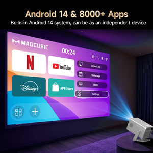 For High-End X7 for Android 14 LCD Outdoor Video Home Presentation <b>Projector</b> <b>8K</b> Support 1080P 800 Lumens Pocketable 5W - Product Image 6