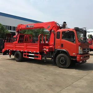 5 tonnes, 6.3 tonnes, camion à flèche 8 tonnes avec grue camion grua