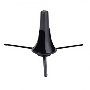 Support pour clarinette et oboe, <span class=keywords><strong>en</strong></span> <span class=keywords><strong>plastique</strong></span> noir et métal, pliable, avec trépied - Product Image 1