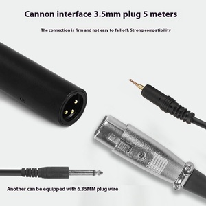 Micrófono de Entrevista Portátil con Cable, Micrófono con Cancelación de Ruido para Transmisión <span class=keywords><strong>en</strong></span> <span class=keywords><strong>Vivo</strong></span> al Aire Libre, para Teléfono Móvil, Cámara SLR, <span class=keywords><strong>Radio</strong></span> y <span class=keywords><strong>Noticias</strong></span> - Product Image 4