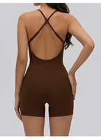 Nieuw binnen 2026 Active Wear Dames Verstelbare Bandjes Dames Eén-delige Fitness Yoga Gym Workout Jumpsuit