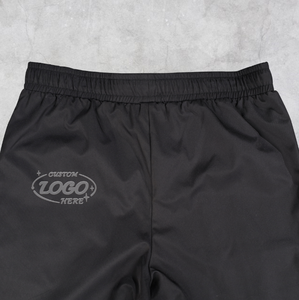 Pantalones de chándal informales con logotipo personalizado, rectos, desgastados, de gran tamaño, impermeables, transpirables, ecológicos, antiarrugas, de nailon, pesados - Product Image 4