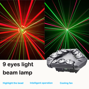 9x12W RGBW 4in1 LED Matrix Light Moving Club Bar DJ Disco Beam Light Trois Côtés Disco Spider Stage Lighting for Stage Lighting - Product Image 3