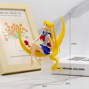 Figuras <span class=keywords><strong>de</strong></span> Acción Coleccionables <span class=keywords><strong>de</strong></span> Anime Japonés, Sailor Moon, Adornos para Pasteles, Juguetes para Niños - Product Image 6