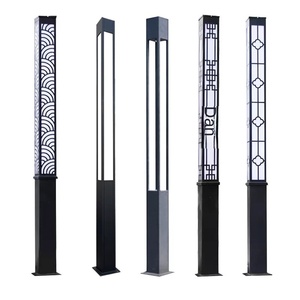 โคมไฟสี่เหลี่ยมอลูมิเนียมอัลลอยด์ LED IP65 กันน้ำสำหรับภายนอกอาคาร แสงกลางวัน 5000K อายุการใช้งาน 30000 ชั่วโมง พลังงานแสงอาทิตย์พร้อมเซ็นเซอร์ตรวจจับความเคลื่อนไหว - Product Image 1