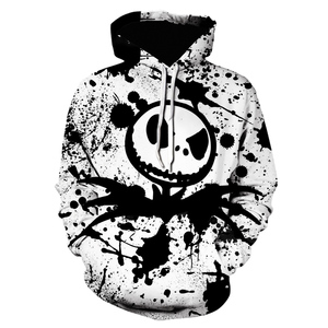 Regalo di <span class=keywords><strong>Halloween</strong></span> 2023: <span class=keywords><strong>Felpe</strong></span> con Cappuccio Stampate in 3D di Nightmare Before Christmas per Uomo, <span class=keywords><strong>Felpe</strong></span> Casual Streetwear - Product Image 3