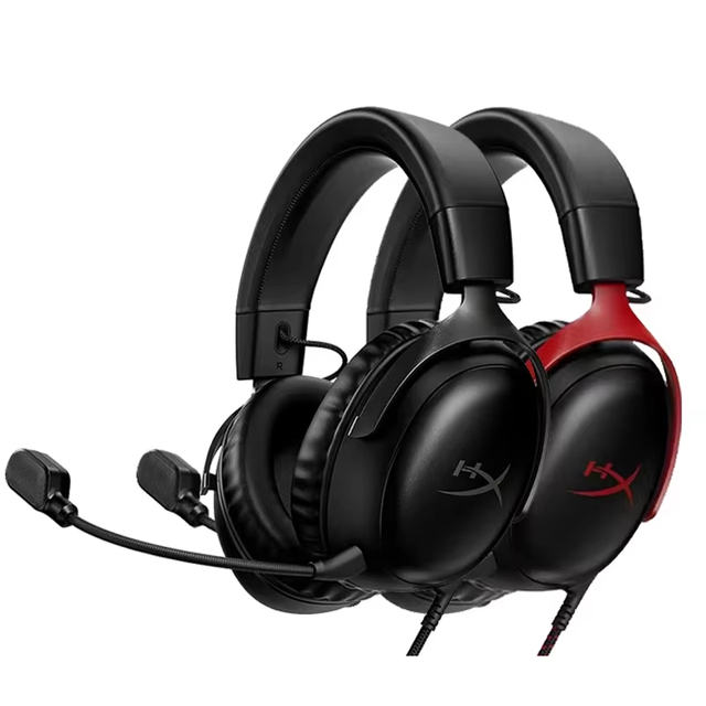 HyperX Cloud III Esport Headset USB-C 3.5mm Plug LED Mic Mute Indicator On-Earcup Volume & Mute Control Gaming wired Headphones
