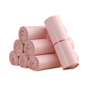 Bolsa de mensajería Huadu de color rosa claro mate, capacidad de carga de 10 kg, material de PE engrosado, bolsa de embalaje impermeable para envío de comercio electrónico - Product Image 5
