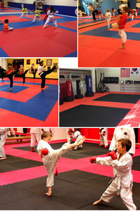 Tappetino Puzzle in Schiuma EVA Nero e Giallo per Allenamento Taekwondo, Spessore 4cm - Product Image 5