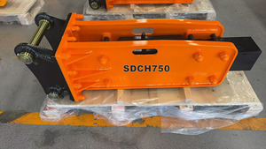 Martillo de excavadora de tipo superior de 6-8 toneladas, martillo hidráulico, rompedor de rocas para excavadora, obras de maquinaria de construcción - Product Image 3