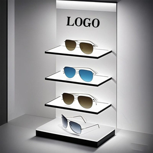 Expositor de Acrílico Transparente para Gafas/Gafas de Sol, Lavable, Fácil de Montar, Personalizable - AURORA - Product Image 2