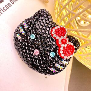 Bling Diamond KT cabeza de gato accesorios de resina lindos accesorios de decoración de Navidad Diy CraftsFlat Back <span class=keywords><strong>Junk</strong></span> Phone Case Charms - Product Image 3