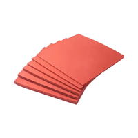 Hohe Flexibilität Schneiden 3mm 10mm Rot Blau Bunte Feuer beständigkeit Hitze beständigkeit Silikons chwamm Gummis chaum platte Pad Mat