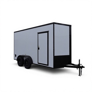 REMOLQUE DE CARGA DE USO PESADO, Remolque de Carga con Cabina Cerrada de Doble Eje con Capacidad de Carga Útil de 2001-3000 kg, Tamaños 6X12-7X14 - Product Image 1