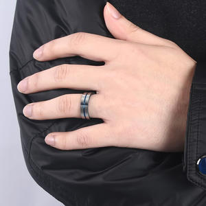 Модные кольца из карбида вольфрама, 6 мм - Product Image 6