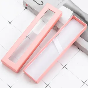 笔盒现货批发笔盒创意透明窗纸包装印刷礼品世界封面中性笔盒