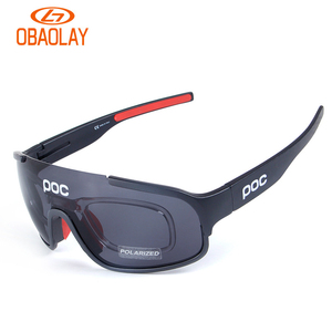 <span class=keywords><strong>Lunettes</strong></span> de cyclisme 2025 à monture noire <span class=keywords><strong>POC</strong></span>, <span class=keywords><strong>lunettes</strong></span> de sport polarisées UV400, gafas ciclismo route - Product Image 3
